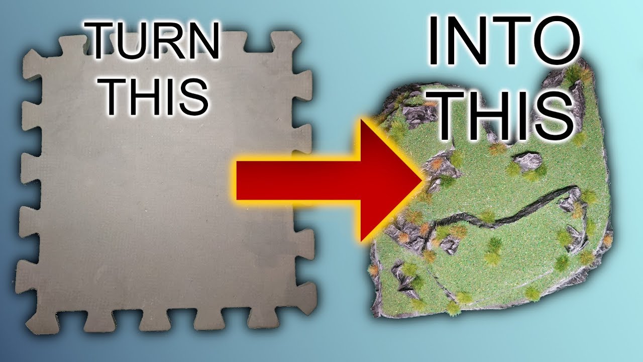 Create Cheap and Easy Terrain - Episode 1: Foam Floor Mat