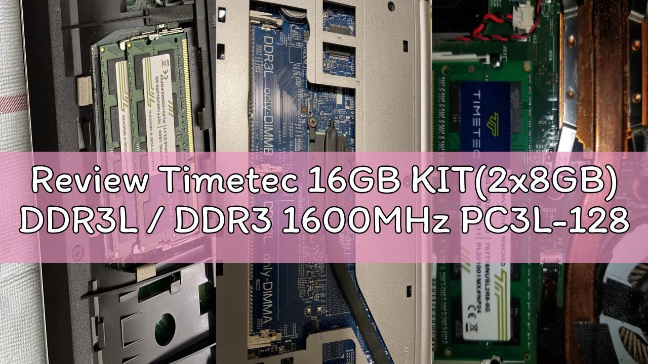 Review Timetec 16GB KIT(2x8GB) DDR3L / DDR3 1600MHz PC3L-12800 / PC3-12800 Non-ECC Unbuffered 1.35V