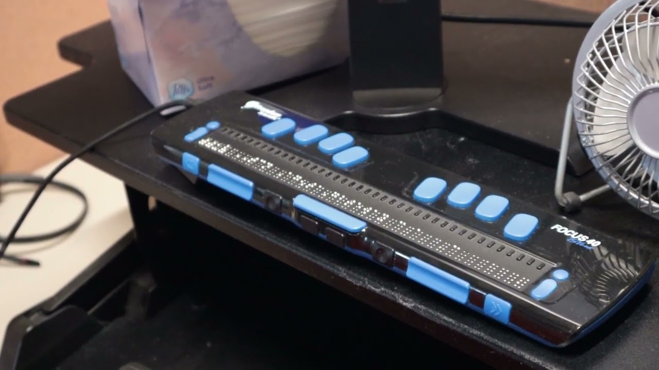 Refreshable Braille Display Demo with Steve G