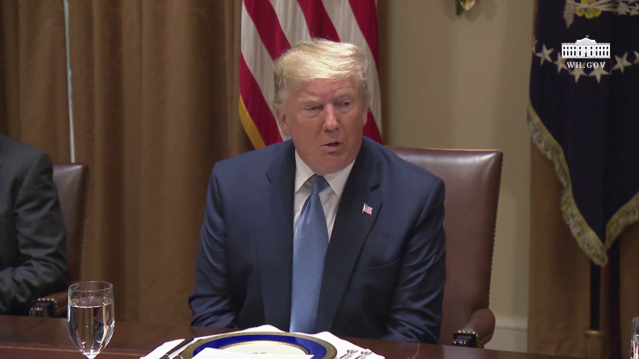 President Trump Participates in a Luncheon