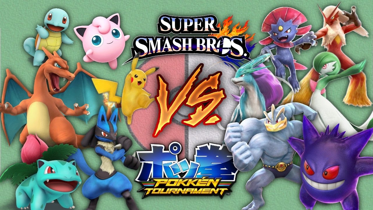 SUPER SMASH BROS vs POKKEN - Pokémon Battle Revolution