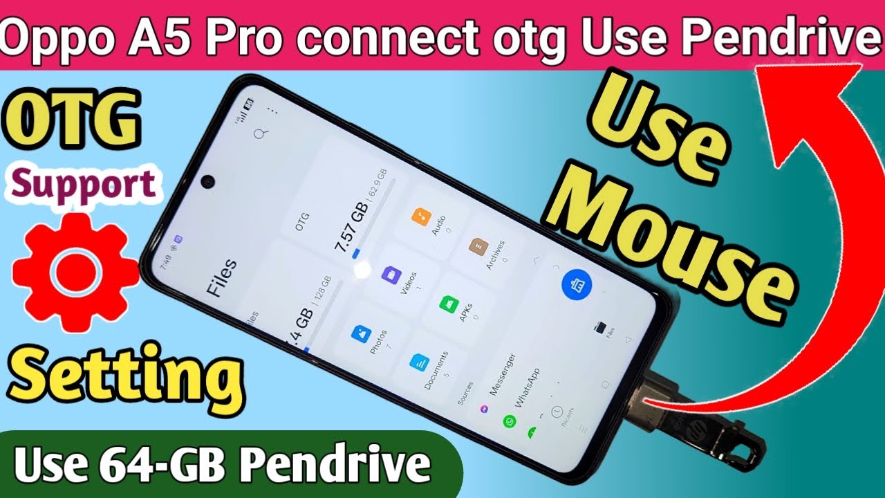 Oppo A5 pro connect otg use pendrive // ​​как подключить otg oppo a5 pro