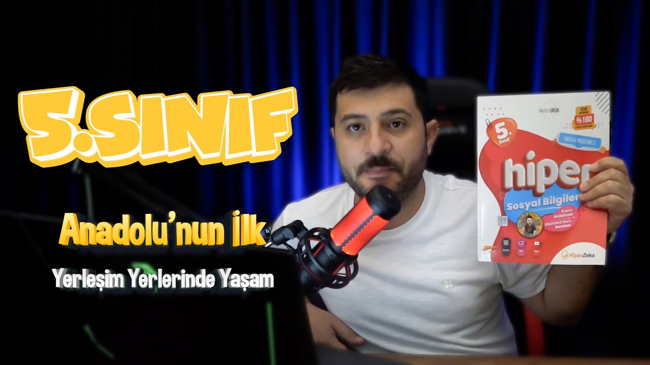 12) 5.Sınıf Sosyal Bilgiler Anadolu'nun İlk Yerleşim Yerlerinde Yaşam