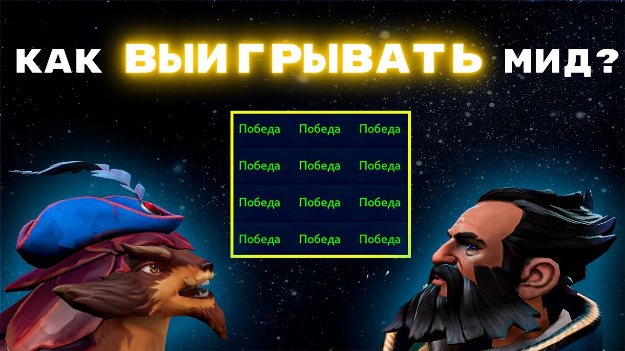 ПОЛНЫЙ ГАЙД НА МИД, ИЛИ КАК ПОДНИМАТЬ РЕЙТИНГ НА 2Й ПОЗИЦИИ | DOTA 2