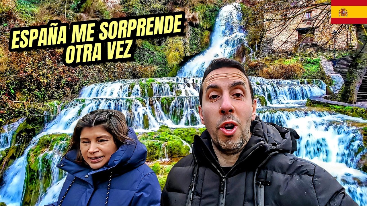 El pueblo construido en una cascada. Que ver en ORBANEJA DEL CASTILLO, Burgos, España 🇪🇦