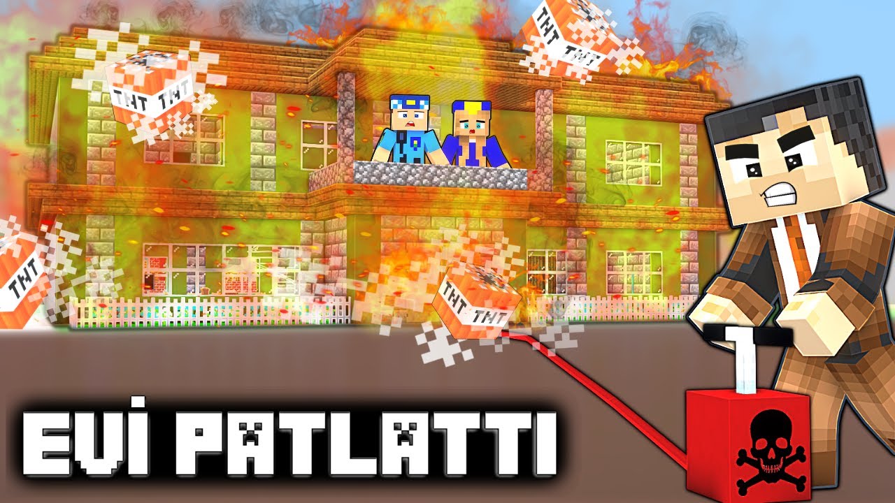 KÖTÜ MAFYA, KEREM'İN EVİNİ PATLATTI! 😱 - Minecraft