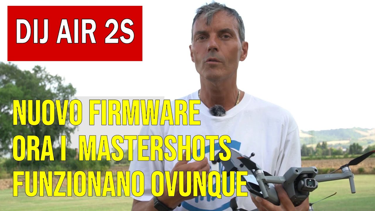 Drone DJI AIR 2S, finalmente i Mastershots funzionano con l'ultimo firmware