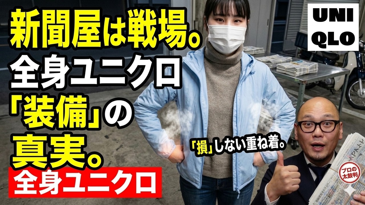「それユニクロなの？」って社長に聞かれるコーデ。S子流・モコモコしないで冬を乗り切る冬の配達着ルックブック!!