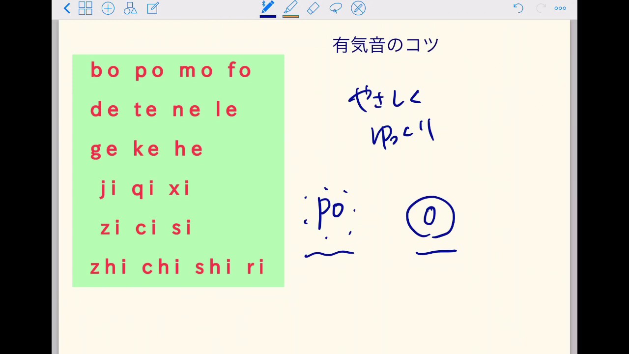 中国語 子音編〜前編