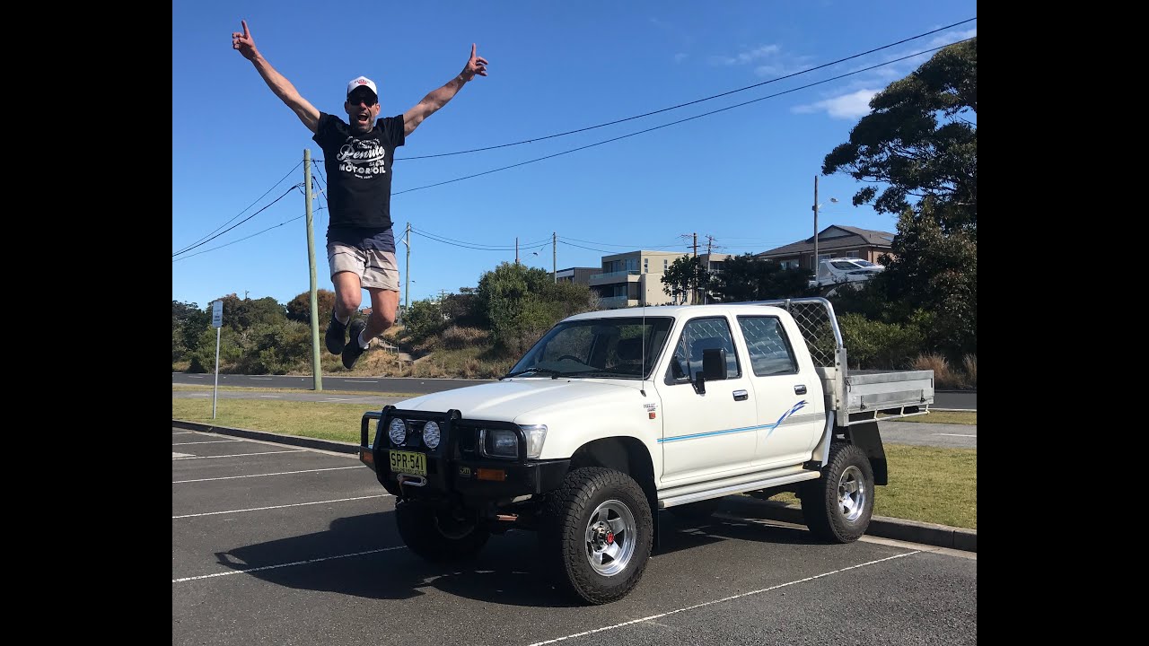 Самый чистый в Австралии Toyota Hilux 2.8 дизельный 4x4 Barn Find LN106 1993 года выпуска, передн...