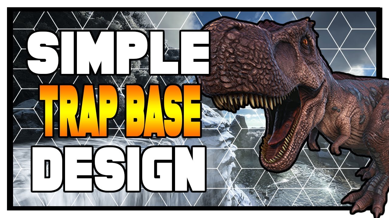 How To BUILD A SMALL DINO TRAP BASE ARK SURVIVAL EVOLVED!
