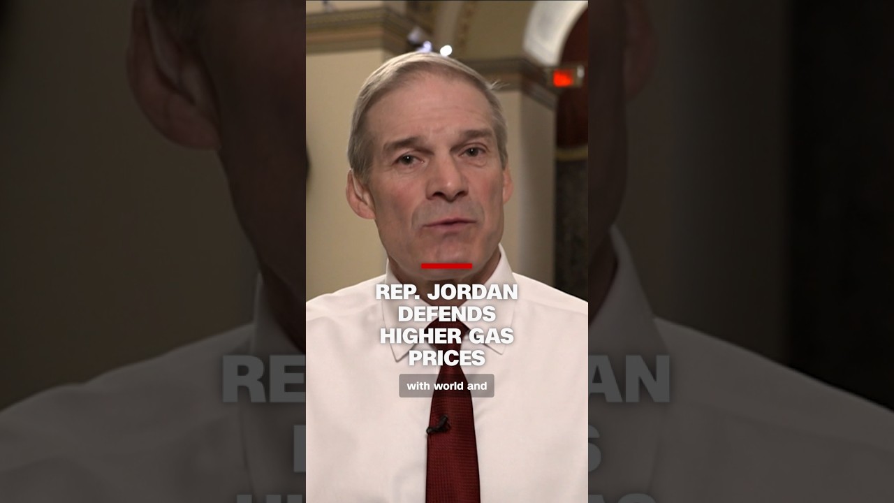 Rep. Jordan defends rising gas prices