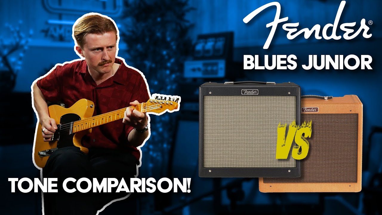 TONE COMPARISON: Fender Blues Junior Tweed vs Black!