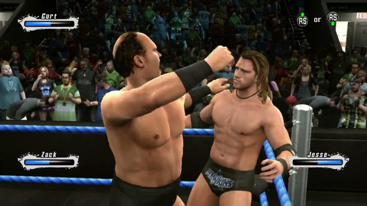 WWE SmackDown - July 25, 2008: Curt Hawkins vs Festus (SmackDown vs RAW 2009)
