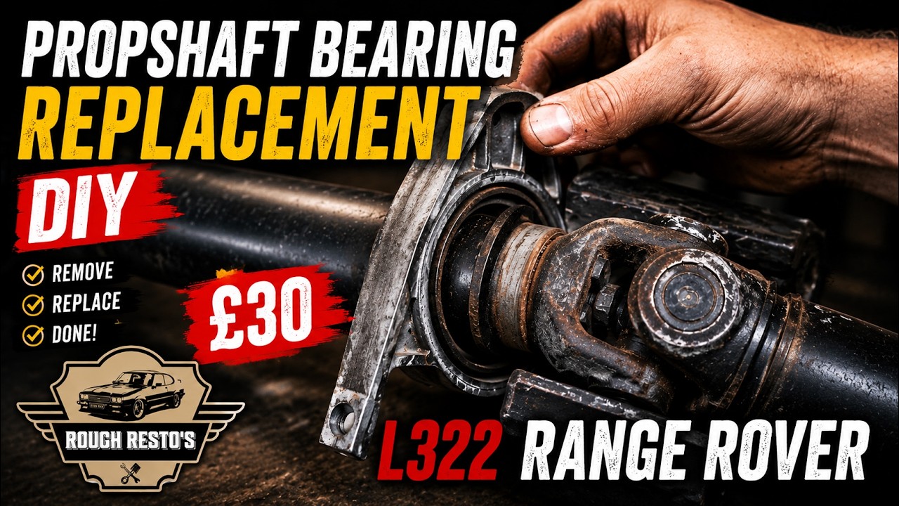 Range Rover L322 Propshaft Bearing Replacement (DIY HOW-TO)