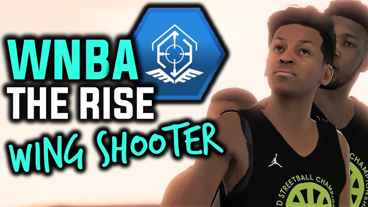 NBA LIVE 19 THE ONE THE RISE GAMEPLAY | FEMALE WING SHOOTER KD BUILD