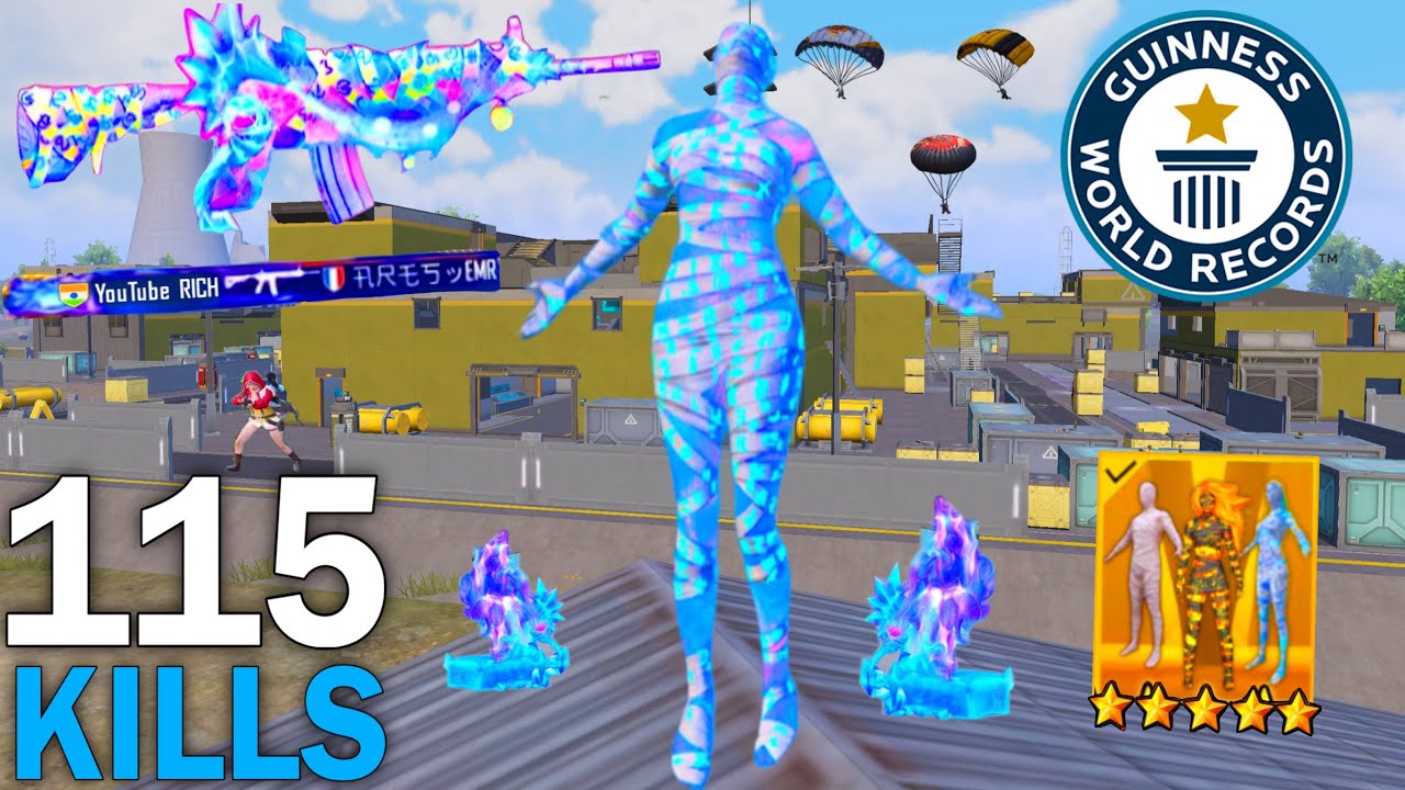 115 KILLS!😍MY BEST ERANGEL GAMEPLAY With P90+AWM🔥 Pubg mobile