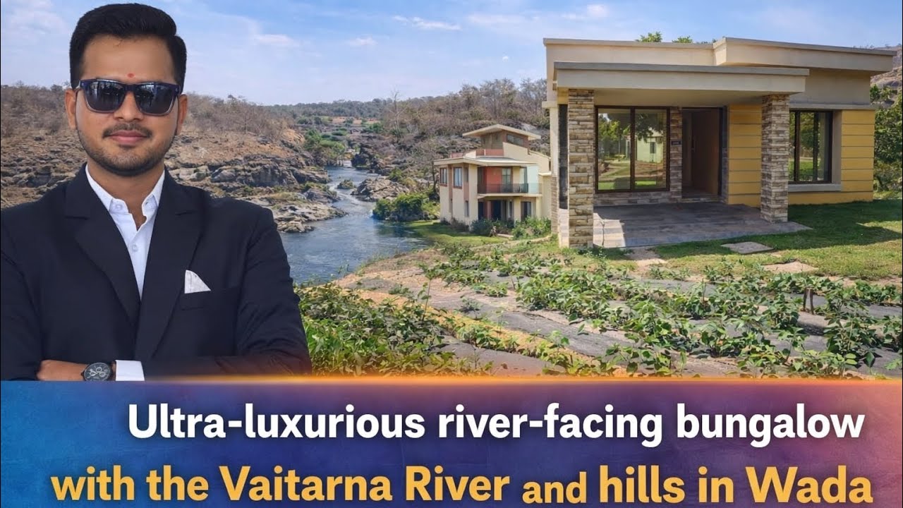 ​Own a Piece of Nature! Plots & Luxury Bungalows in Wada (River & Hill Views) #bunglow #farmhouse 