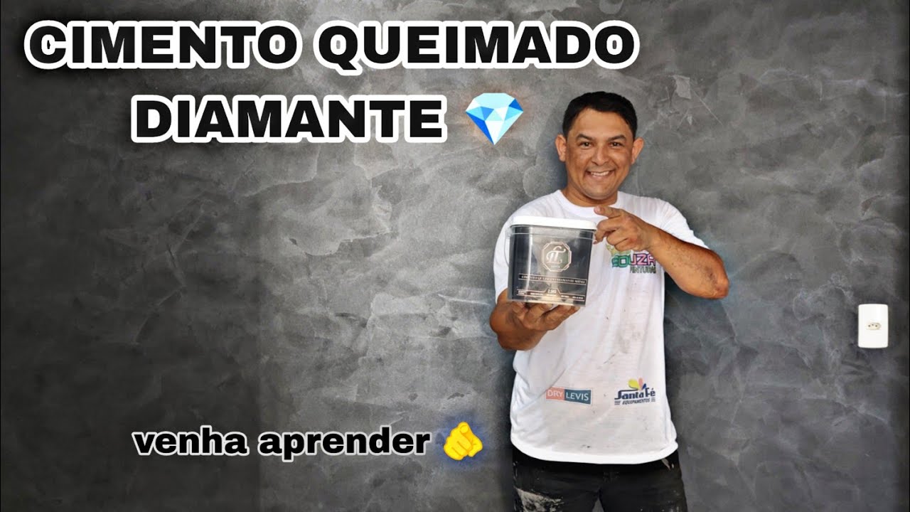 COMO FAZER EFEITO CIMENTO QUEIMADO PEROLIZADO #cimentoqueimado #cimento #pintura