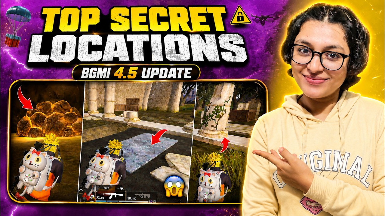 TOP SECRET BGMI 4.5 LOCATIONS REVEALED! 🔥