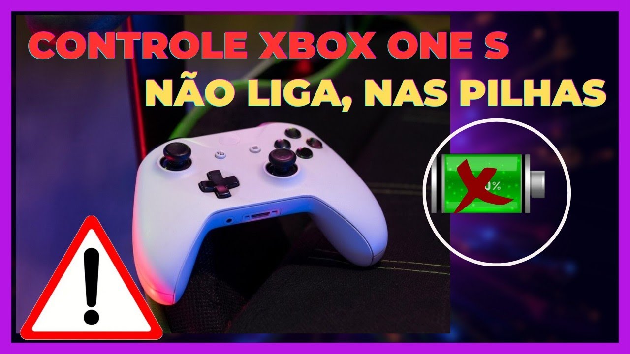 Controle Xbox onde S, não Liga nas Pilhas! aula completa!