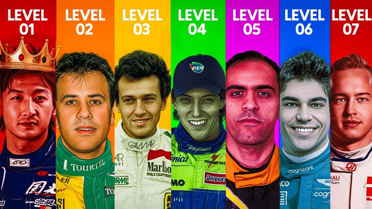 The 7 Levels of Haram F1 Drivers