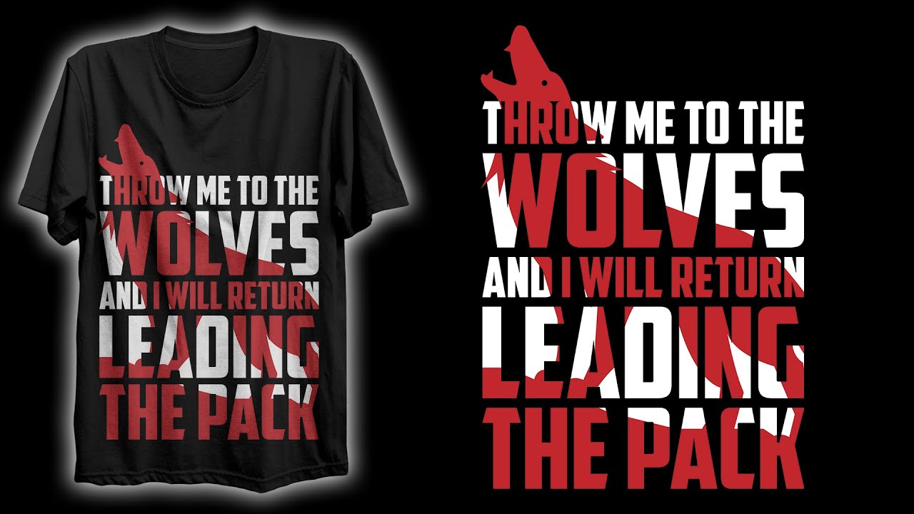 Make Multiple T-Shirt Designs From An Idea | T-Shirt Design Tutorial | T-Shirt Design In Illustrator