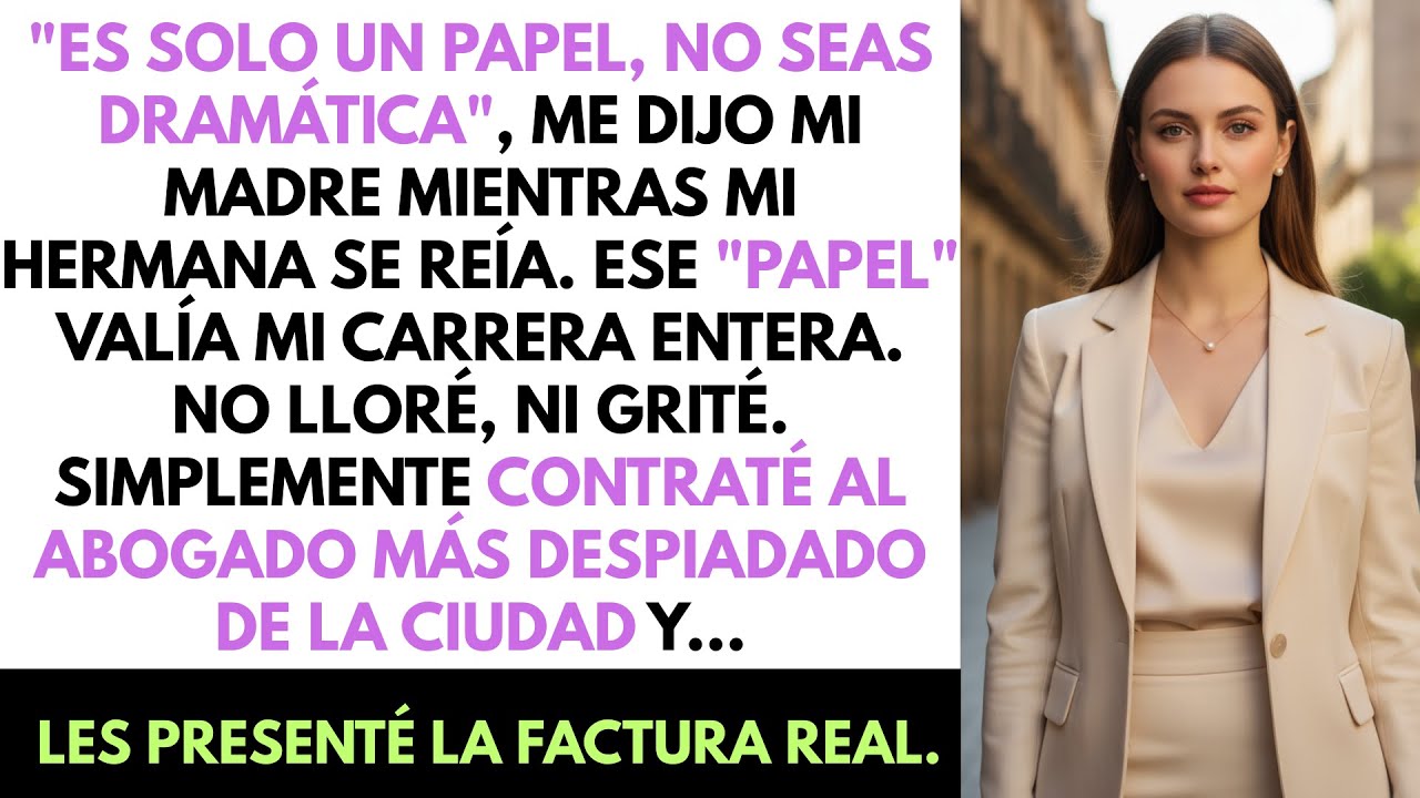 Mi Familia Me Exigió Perdonar A Mi Hermana Por Quemar Mi Pasaporte, Así Que Les Dejé Una Deuda De...
