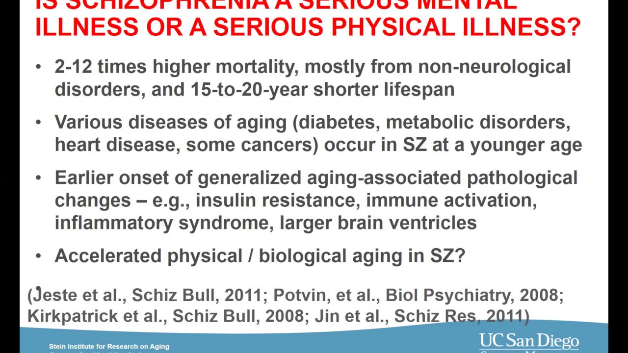 Aging with Schizophrenia: Bad News and Good News