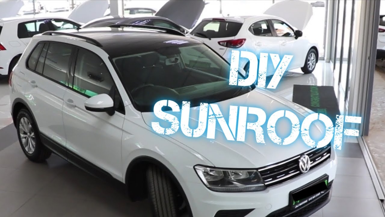 Vinyl Wrapping a VW’s roof!