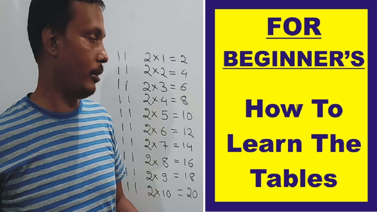 How to learn the table for beginners I Unique tricks for the first time on YouTube
