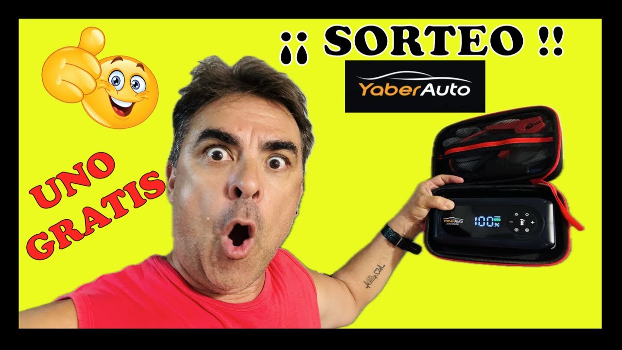 ¡¡¡ OOOTRO SORTEO !!! 😳 YABERAUTO AP02 ARRANCADOR DE COCHE 9 en 1