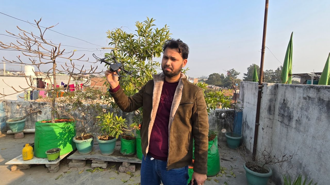 Aj humne अपनी छत से drone udaya !! खूब मज़ा आया !!🥳🤗