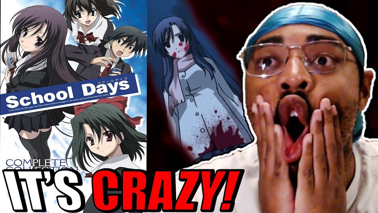 Fuwawa's Favorite Anime... | School Days Summary Reaction