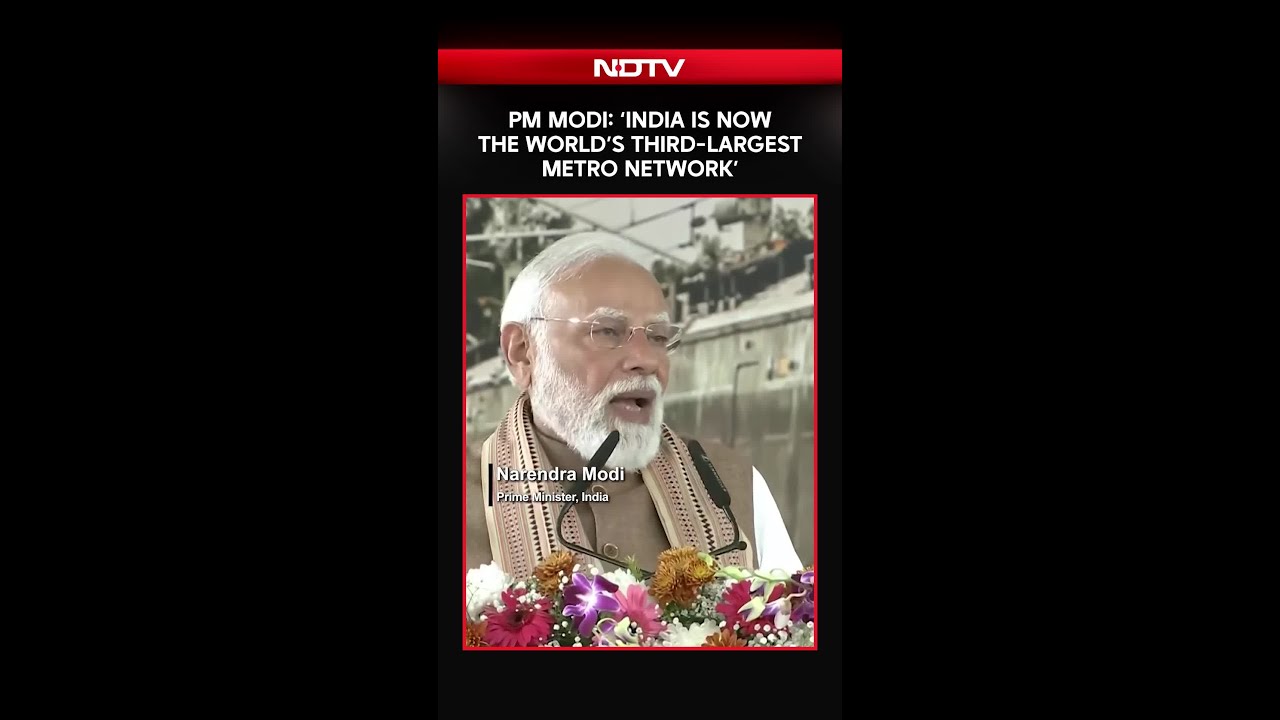 PM Modi In Meerut: 'India Is Now the World&rsquo;s Third-Largest Metro Network'