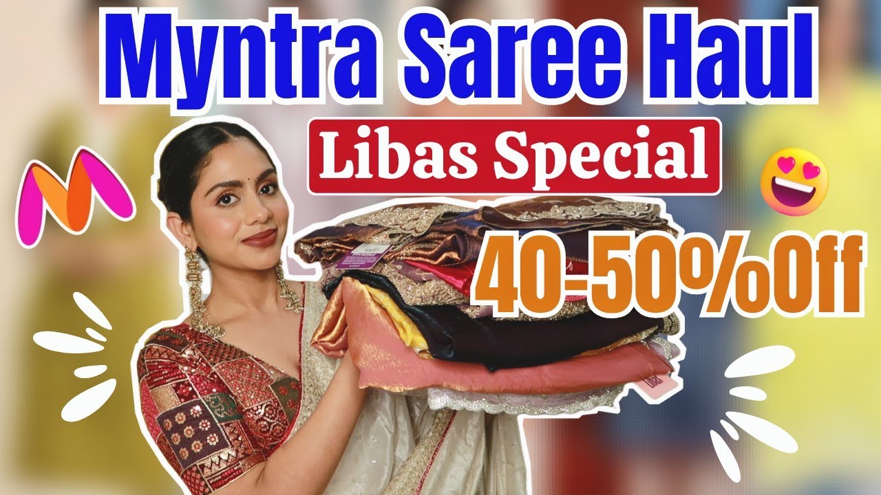 Affordable Libas Sarees That Look Super Premium ✨Timeless Elegance on a Budget💞#myntra #Libas 