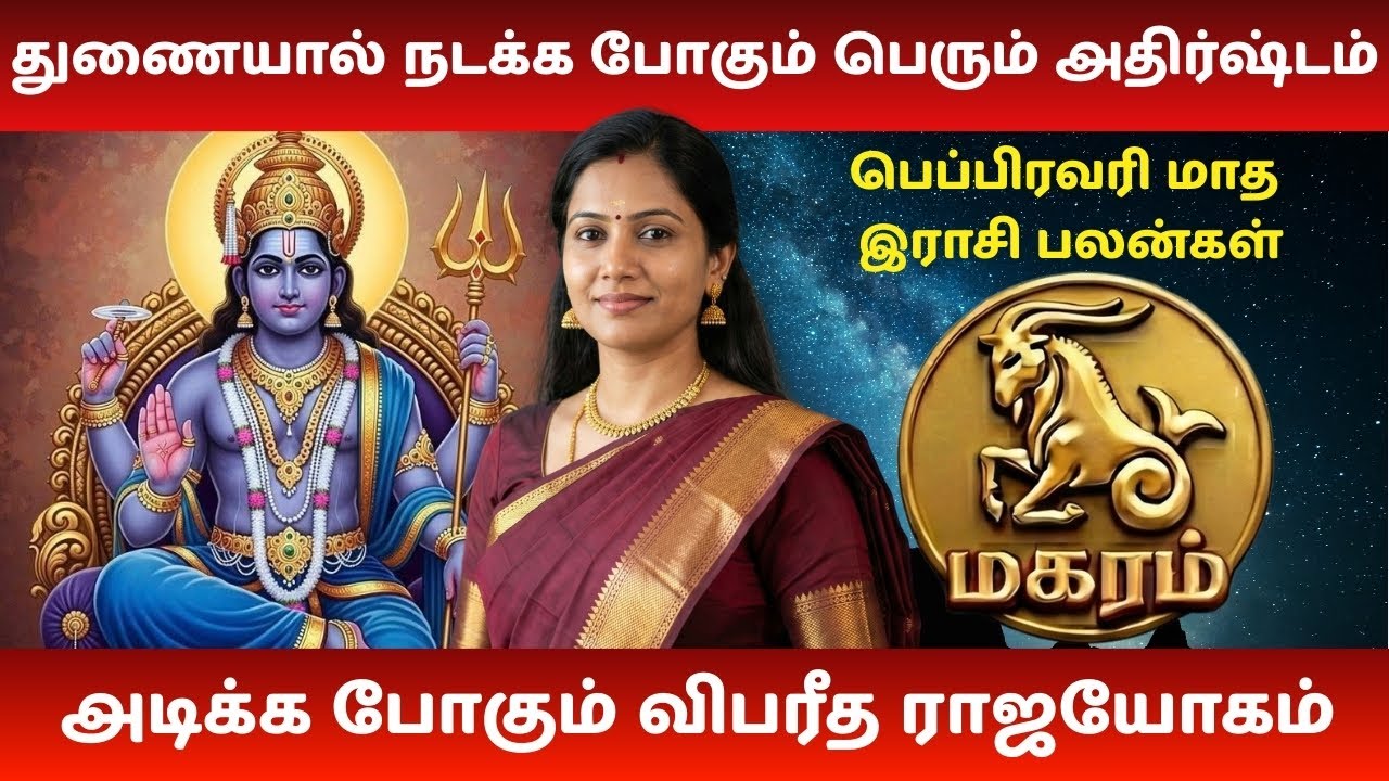 மகரம் – பிப்ரவரியில் வாழ்க்கை முழுக்க மாறும்! Magaram February Rasi Palan | மகரம் ராசி பலன்