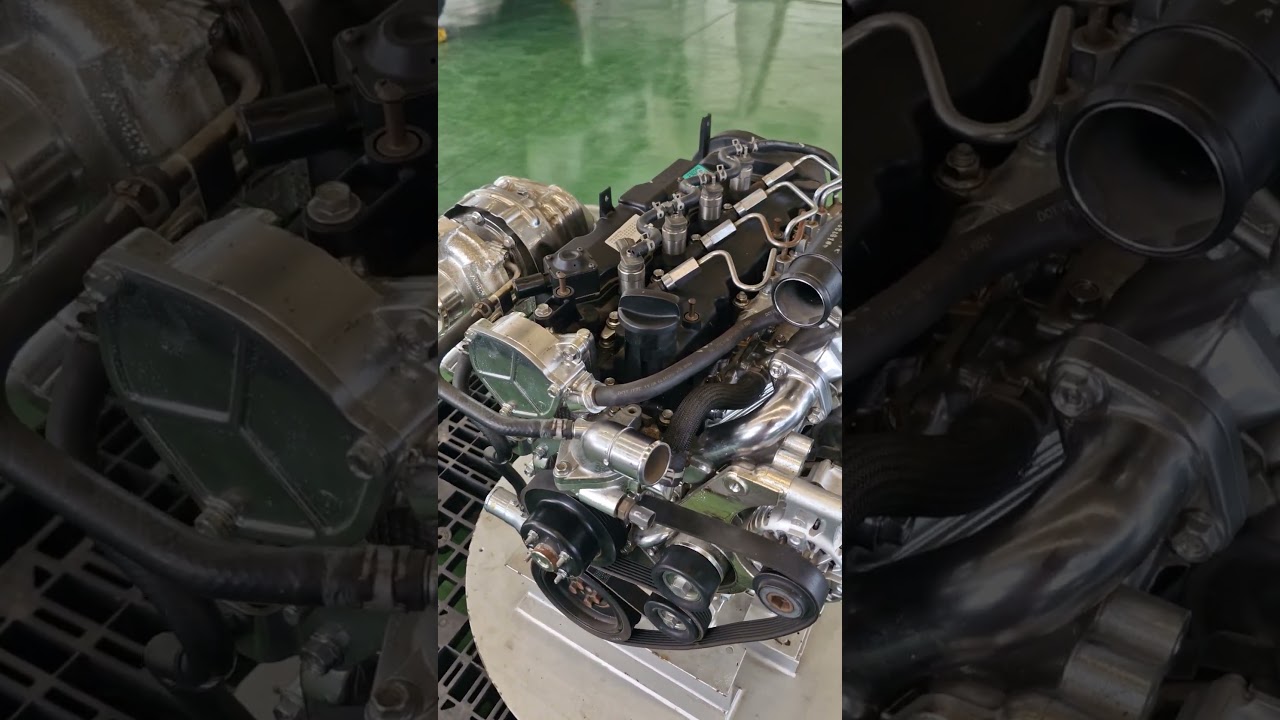 Penampakan Engine isuzu RZ4E 1.9