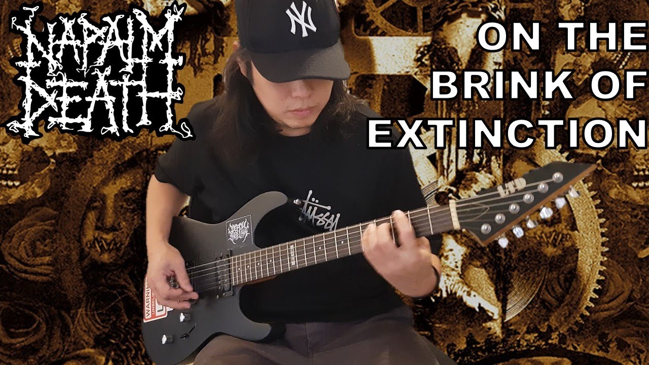 Napalm Death - On the Brink of Extinction | Guitar Cover 2024