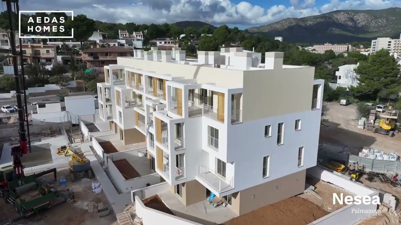 🚧 Avance de obras - Nesea I y II (12/2025). Viviendas únicas en Palmanova, Mallorca.