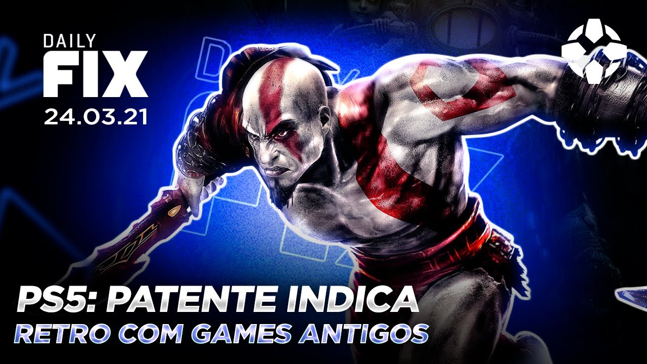 PLAYSTATION 5: PATENTE INDICA RETRO COM GAMES ANTIGOS  - DAILY FIX