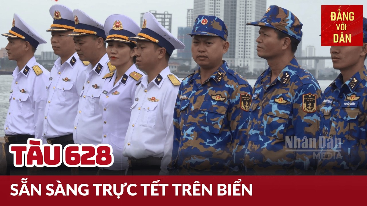 Tàu 628 sẵn sàng trực Tết trên biển