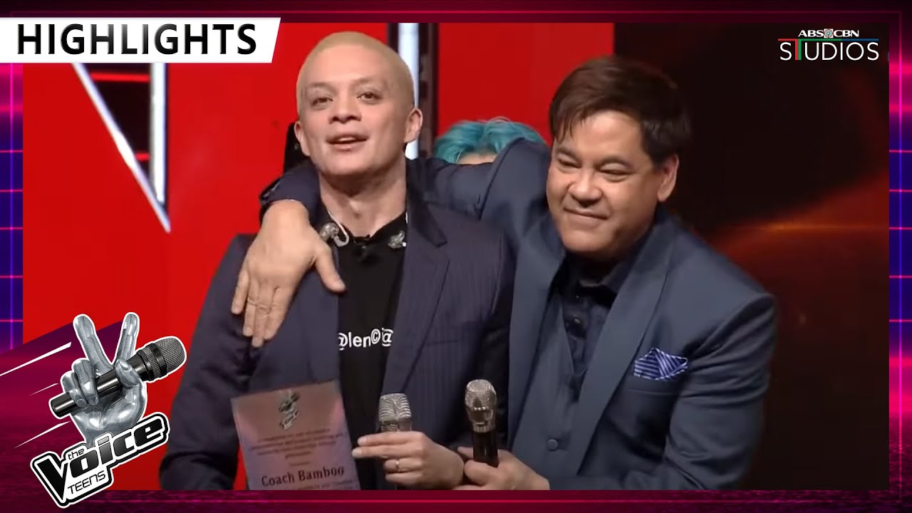 Coach Bamboo is honored for his ten years on The Voice | The Voice Teens Philippines