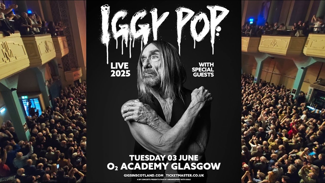 IGGY POP | FULL LIVE GIG | GLASGOW 03.06.2025 | 4K Widescreen Multi Cam | Rock Concert | Stooges