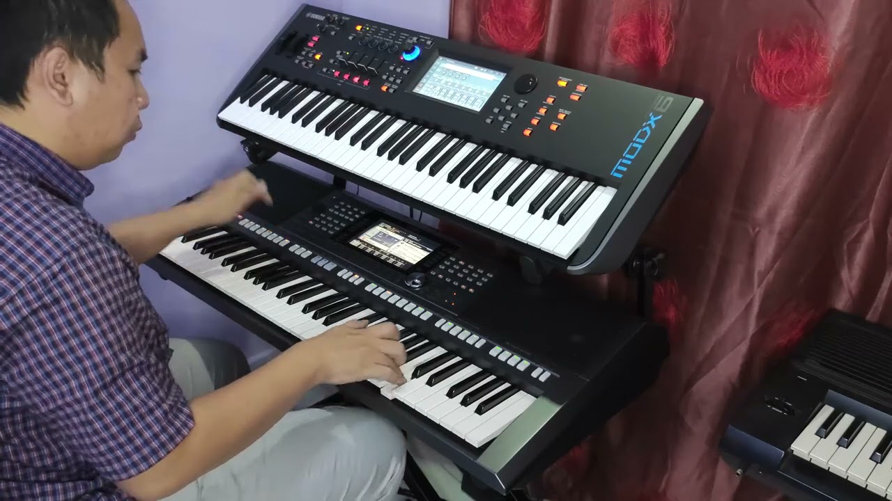 双电子琴演奏 妈妈请你也保重 (Cover by~Bu)