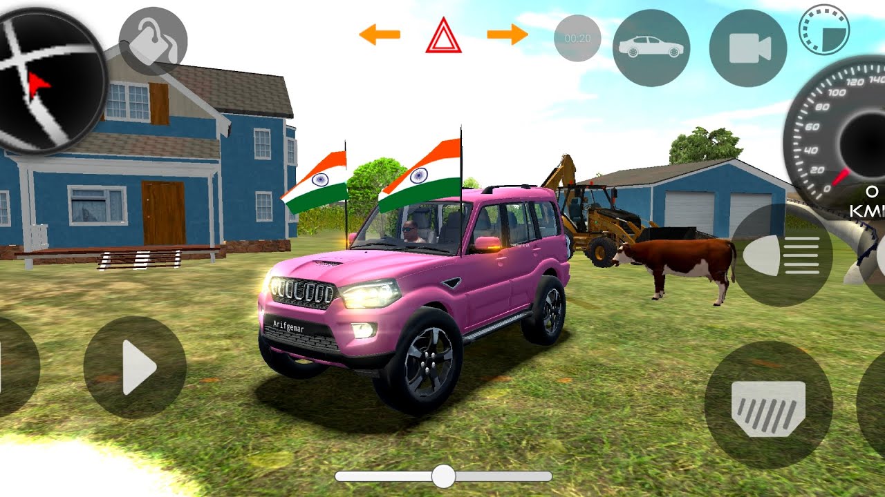 Mahindra Scorpio Pink colour 🚨 महिंद्रा स्कॉर्पियो पिंक कलर वाली गाड़ी 👿 gadi wala game 🎯 subscribe 