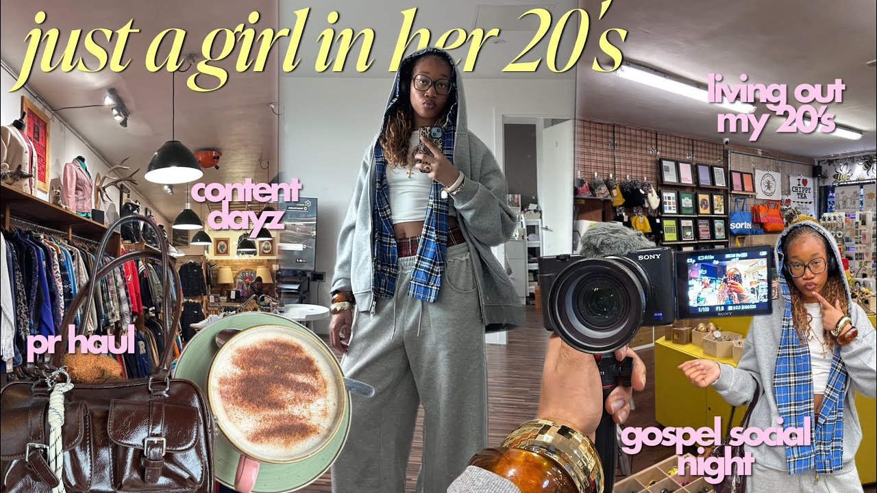 just a girl in her 20's ⭐️: pr haul, living out my 20's + gospel social night