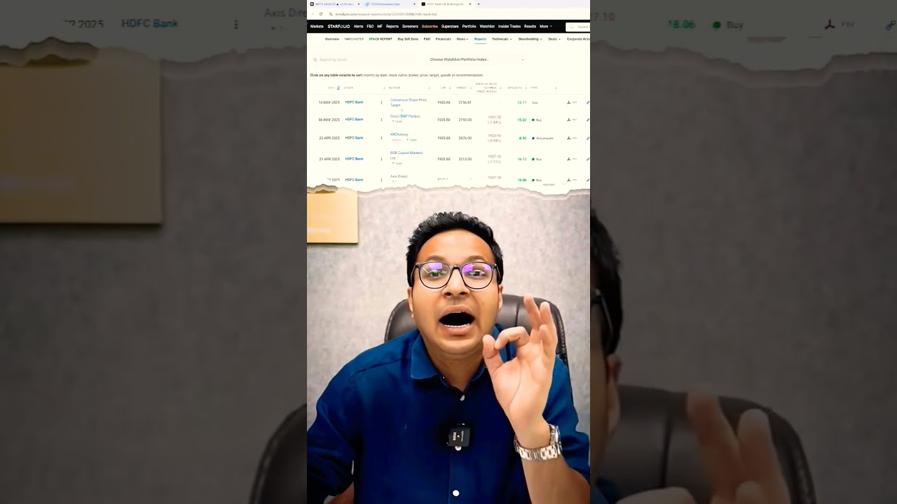 How to Find a Brokers Research Report of any stock #news #stockmarket