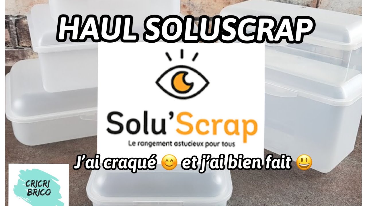 Haul Soluscrap (rangement et d&eacute;placement du mat&eacute;riel de Scrapbooking)