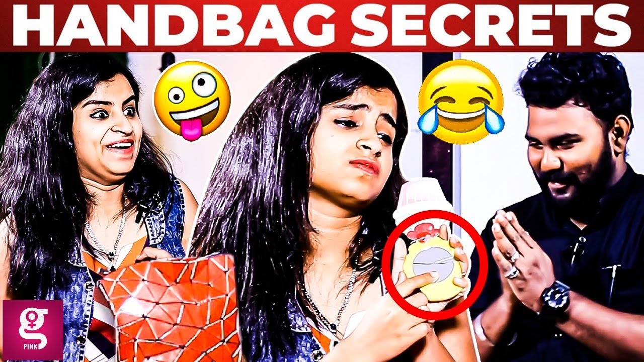 😜 அம்மா Purse-ல இருந்து எடுத்தேன்..! - Singer Shivangi's Handbag Secrets Revealed By Vj Ashiq